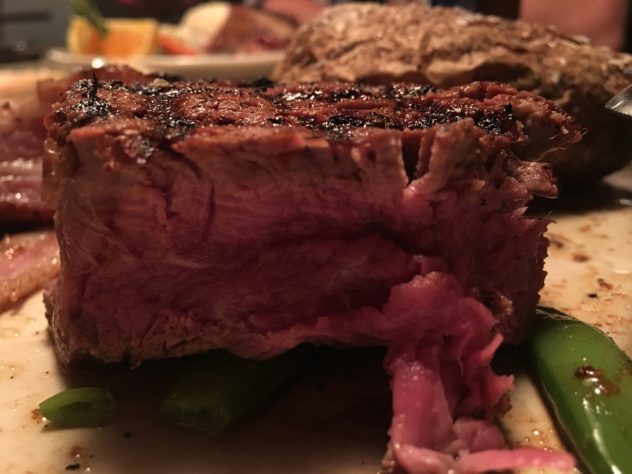 The *small* filet at The Prime Rib in Gillette, Wyoming. It was so, so good.