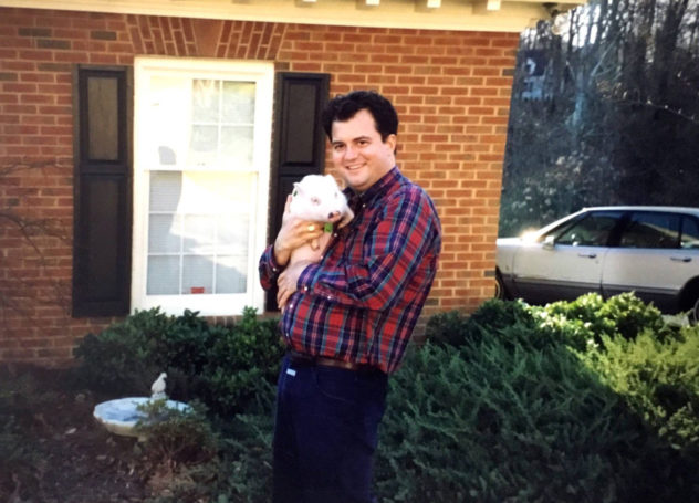 Young Ryc and even younger Hambone in Baton Rouge, Louisiana